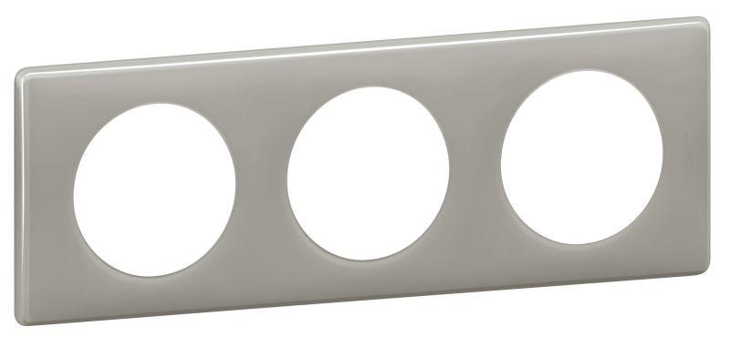 Рамка 3-м Celiane сер. глянец Leg 066603